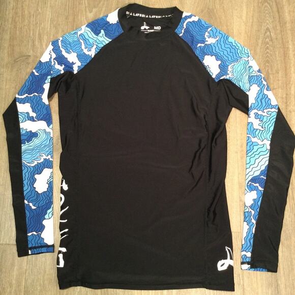 Lafroi Burst Long Sleeve Sports Performance Baselayer Rash Guard M - Picture 1 of 4